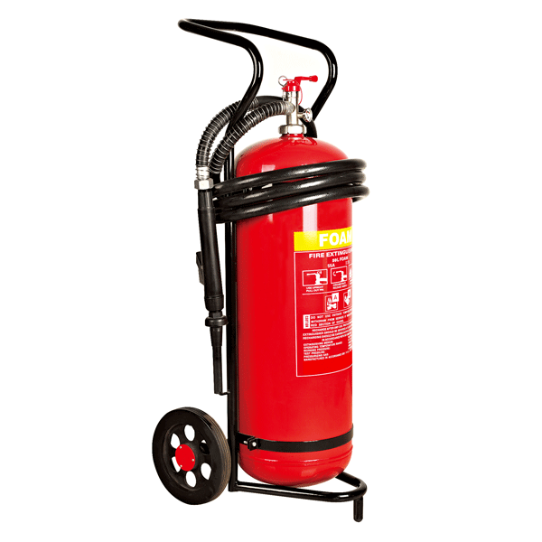 Wheeled fire extinguishers